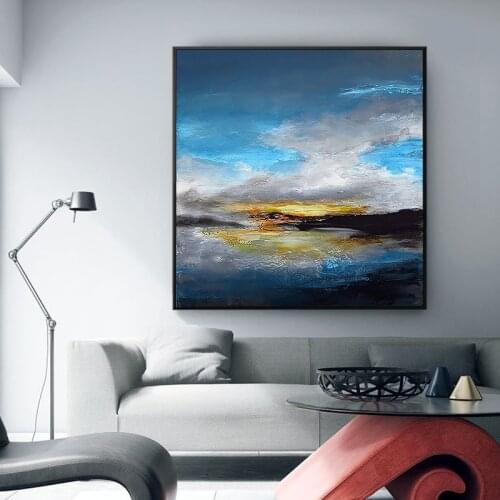Abstract oil Painting Handpainted Modern Painting Landscape Art Picture On Canvas For bedroom painting Home Decor wall picture