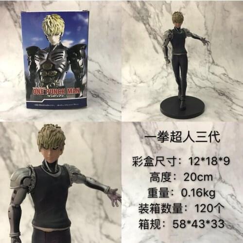 Anime DXF Assembly PREMIUM One Punch Man Demon Transformation Man Genos Turbo Boxed Figure anime figures