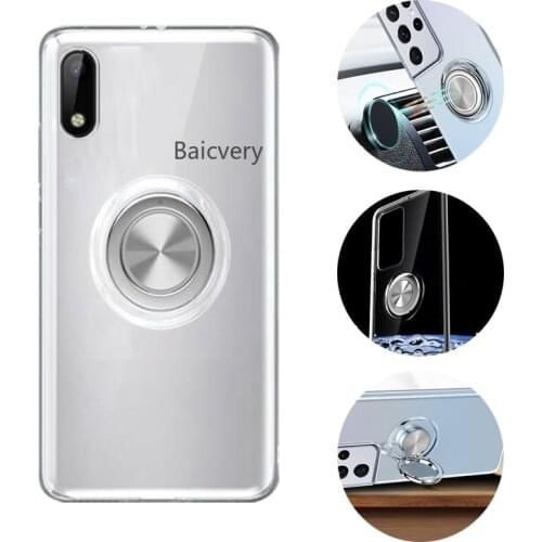 Case for BQ 4030G NICE Mini Cover Magnetic Car Finger Ring Holder Soft TPU Shockproof Case for BQ 4030G BQ4030g Coque