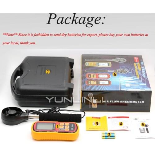 Digital Anemometer Precision Wind Speed Meter Handheld Wind Sensor Tools Portable Air Velocity Speed Measuring Instrument GM8901