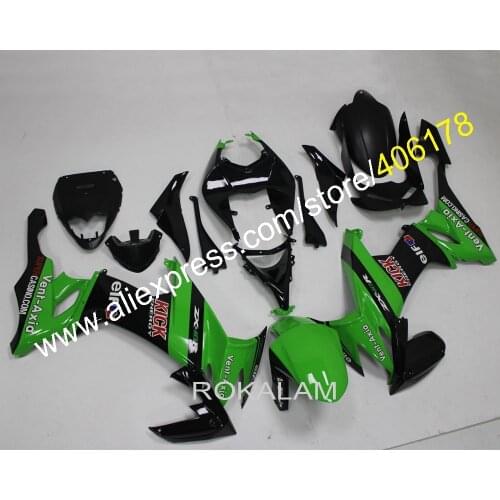 ZX-10R Body Kit For Kawasaki Ninja ZX10R 08-10 2008 2009 2010 White Full Set Motorcycle Fairings (Injection Molding)