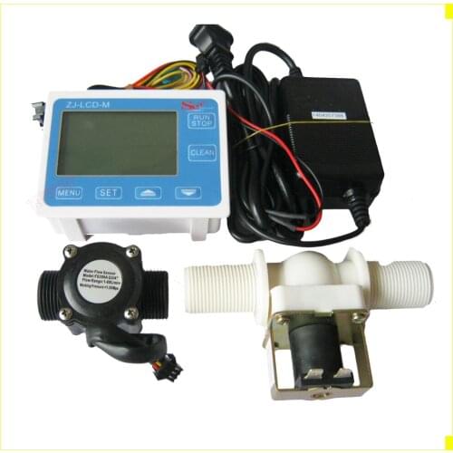 G 3/4'' Digital Flow meter Irrigation systems for the quantitative control device Filling Packing Machine DN20 turbine Flowmeter