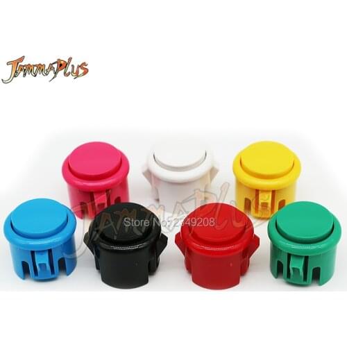 10pcs Classic Arcade Push Button 30mm /24mm Push Button Copy SANWA Butotn For DIY Arcade Cabinet Accessories