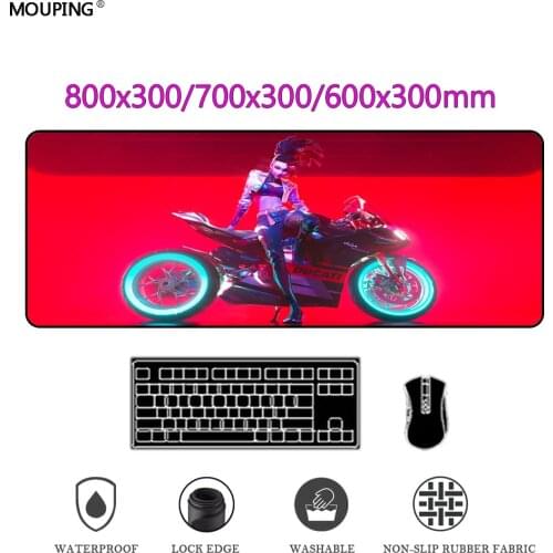 League of Legends Kda Mausepad Anime Mouse Pad Red Gamer Keyboard Gaming Accessories Desk Mat Computer Mat Carpets DropShipping