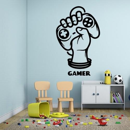 Cute gamer Home Decoration Accessories Decal Creative Stickers for game room decoration wallpaper