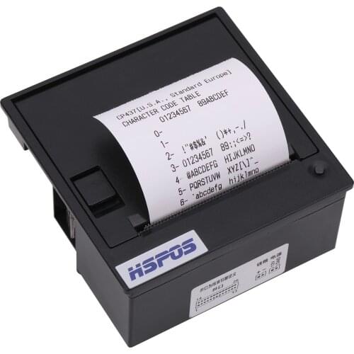 HSPOS mini impresora thermal receipt printer 2 inch thermal panel printer 12V for Self-service Instrument HS589D