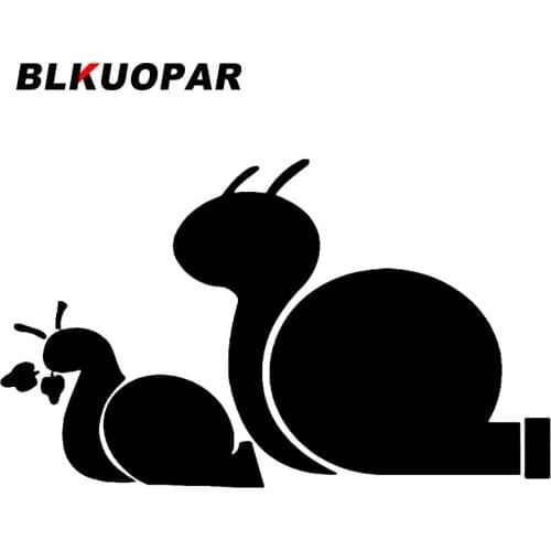 BLKUOPAR for Twin Snails Car Stickers Sunscreen Vehicle Occlusion Scratch Car Door Protector Decals Creative Cute Vinyl Car Wrap