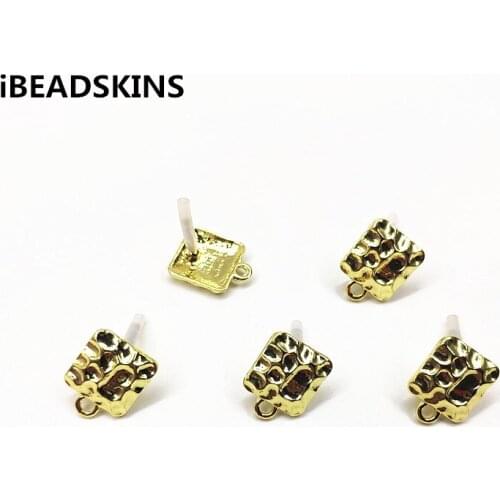 New arrival! 16x13mm 100pcs Square-shape Stud earring for earrings accessories,parts,hand Made Jewelry Earring DIY