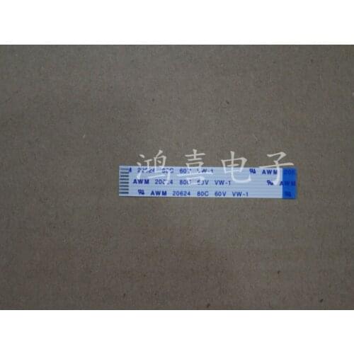 WZSM New FFC FPC flexible flat Cable 1.0mm pitch 6 pin length 50mm 70mm 100mm 120mm 150mm Reverse Width 7mm AWM 20624 80C 60V