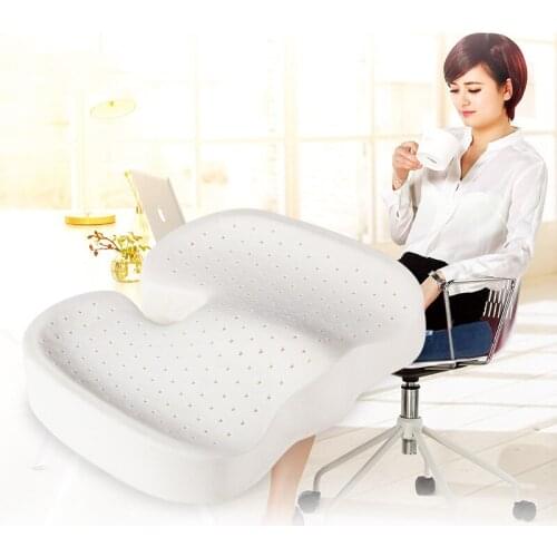 Ergonomic Design Latex Coccyx Pillow Non-slip Care Caudal Vertebra Relax Thigh Pressure Sciatica Pillow Coccyx Pain Pillow