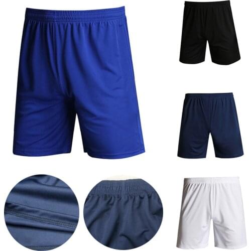 Sports Fitness Solid Casual Gym Football Jogging Breathable Athletic Men Shorts Running Training Elastic Waist Quick Dry
