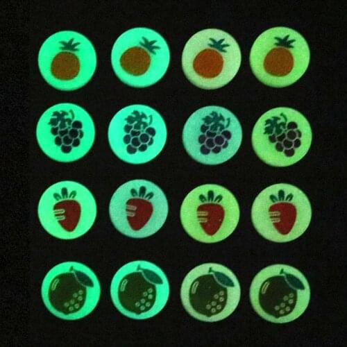 320pcs Luminous Fruit Thumb Stick Grip Cap Joystick Cover For Nintendo Switch Lite Joy-Con Controller Thumbstick Silicone Case