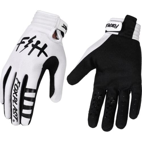 Outdoor Winter Bike Gloves Bicycle Glove for Men Women Warm Touchscreen Bike Skiing Motorcycle Riding White and Black
