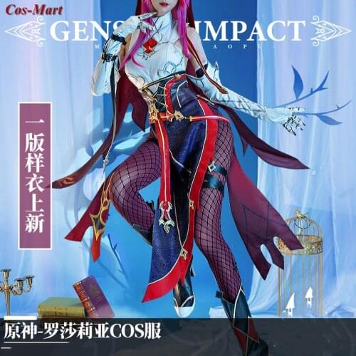 New Arrival Game Genshin Impact Rosaria Cosplay Costume Fashion Mondstadt Nun Uniform Female Activity Party Role Play Clothing