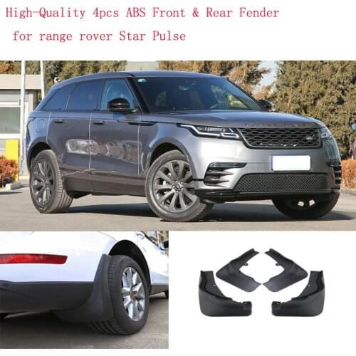 High-Quality 4pcs ABS Front & Rear Fender for range roverStar Pulse Car Mud Flaps Splash Guard Mudguard Mudflaps Accessories