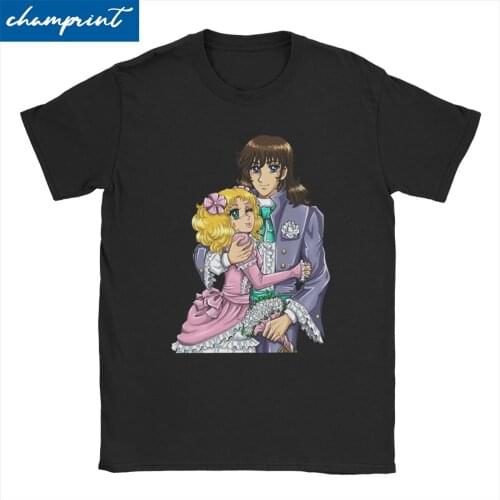 Candy Candy And Terry Grandchaster for Men Women T Shirts Vintage Tees Short Sleeve Round Neck T-Shirts 100% Cotton Party Tops