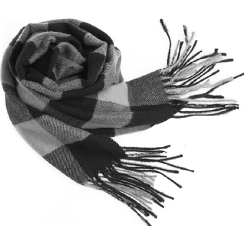 Winter Imitate Cashmere Scarf Man Scarf Male Fund Scarf Imitate Cashmere Scarf Thickness England Lattice Scarf