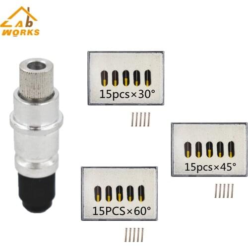 1 Cutting blade holder For Graphtec CB09 silhouette Cameo Holder+15Pcs Blades Vinyl Cutter Plotter 30,45,60 Degree