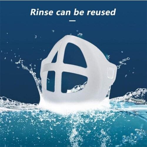 10 Pcs 3D Mouth Mask Support Breathing Stand Respirator Parts for Mask Bracket Food Grade Silicone Mask Holder Breathable Valve