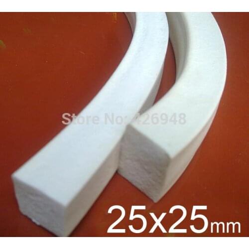 25X25mm 25mm width 25mm height Silicone foam strip,silica gel Sealing strip, Silicone Article sponge Square bar flat bar