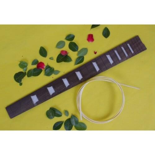 Guitar Accessories 1 x 25.5"electric Guitar Fretboard electric guitar rose Wood Fretboard Parts 00-4 # inlay