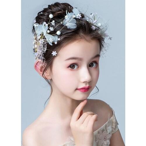 Childrens hair accessories headdress hairpin garland headdress hairband princess hairpin sweet girl wedding hair accessories