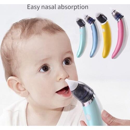 Electric Baby Nasal Aspirator Nose Cleaner Sniffling Equipment Safe Hygienic Snot For Newborns Boy Girls