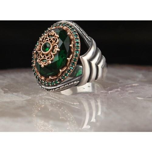 925 Sterling Silver Ring with Natural Zircon Stone Silver Women Ring Silver Men Ring Gifts for Women Gifts for Her