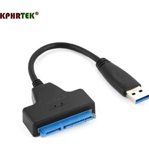 Kphrtek 1pc Usb3.0 To Sata3 2.5 Adapter Cable Reader For External Hard Disk Drive Ssd Walzy