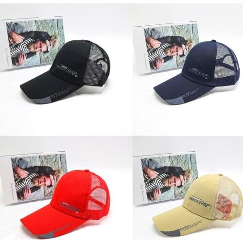 Summer Quick-drying Baseball Cap for Men Sun Womens Cap Outdoor Fishing Cap Male Running Sports Net Cap Female