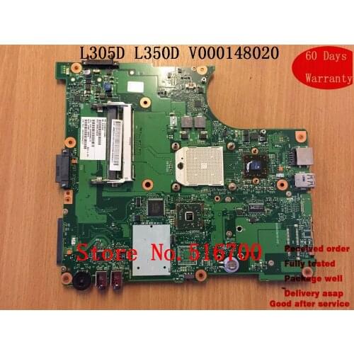 V000148020 1310A2174606 Mother board For Toshiba L305D L350D Laptop Motherboard 100% fully tested