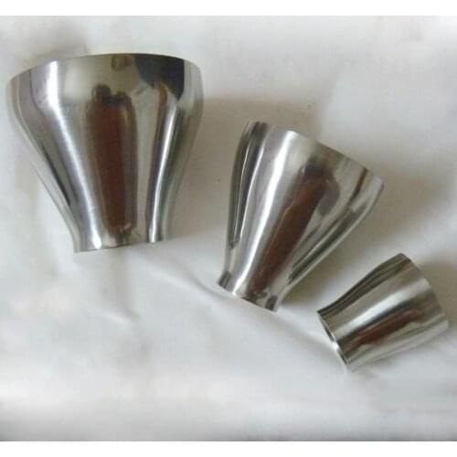 63mm 2.5" To to 45mm 1.75" OD Butt Welding Reducer SUS 304 Stainless Steel Sanitary Pipe Fitting Homebrew Beer Wine