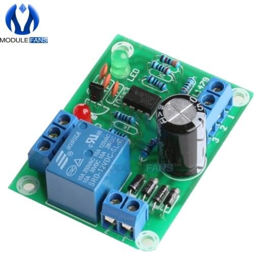 Liquid Level Controller Module Water Level Detection Sensor Board 9V 12V AC DC High Current Relay Control Pump Low Power
