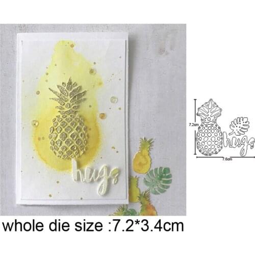 2020 new metal dies Pineapple Turtle Leaf Cutting Dies Stencils for DIY Scrapbooking dies Decoration Embossing Album Card Making