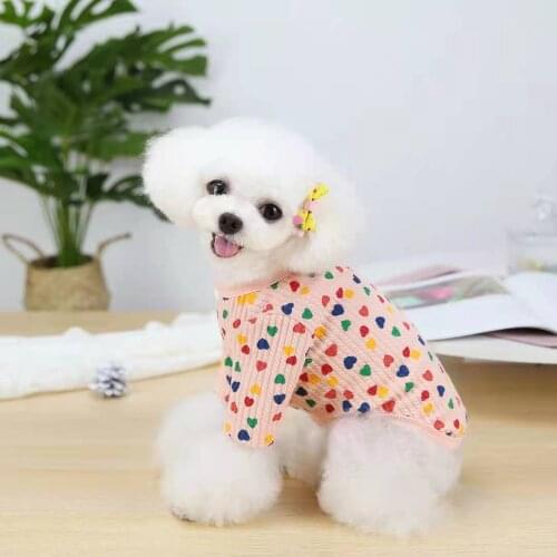 New autumn and winter pet clothes Teddy Bichon Pomeranian Yorkshire cat puppies dog small dog clothes