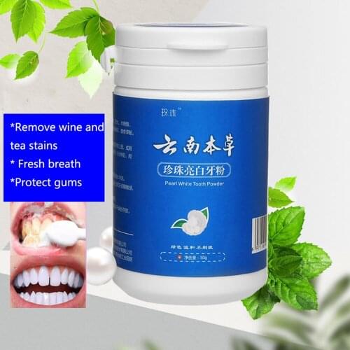 Whitening Clean Stains Tooth Powder 50g Remove Smoke Stains Coffee Stains Protect Bright Tooth Fresh Breath Remove Tooth Stains