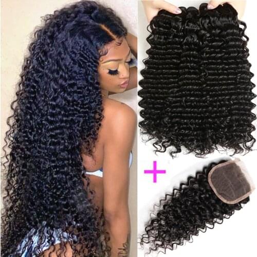 8-16 Malaysian Virgin 100% Human Hair Jessenia 4x4 Lace Kinky Curly Closure Wigs 180 Density Short Bob Wig PrePlucked Deep Curly