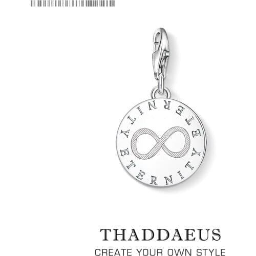 Charms Endless Symbol 925 Sterling Silver Pendants Forever Love Jewelry Making DIY Handmade Gift For Women