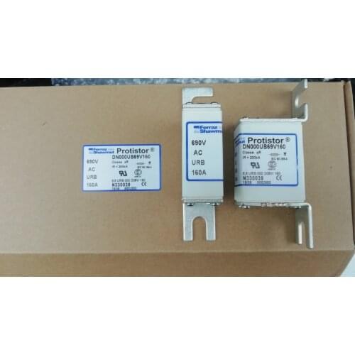 Fuses: DN000UB69V80 6,9 URB 000 D08/080 K330036 / DN000UB69V100 L330037 / DN000UB69V125 M330038 / DN000UB69V160 N330039 aR