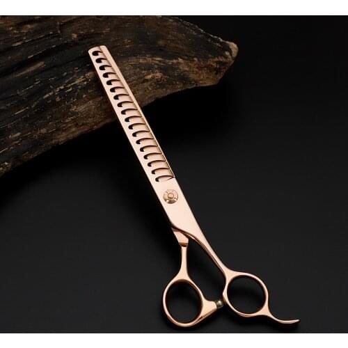 Pet Dogs Grooming Scissors Professional Golden JP440c 7 Inch High Quality Cat Hair Thinning Shear Animal Barber Cutting Tool