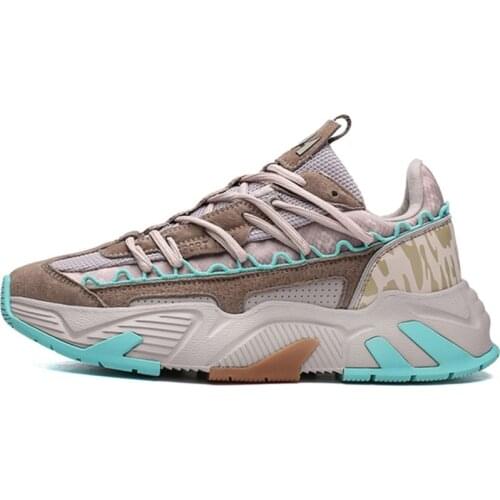 RASMEUP Chunky Trendy Sneakers Breathable Running Shoes For Men High Quality Catwalk Zapatillas Non-Slip Outdoor Walking Zapatos