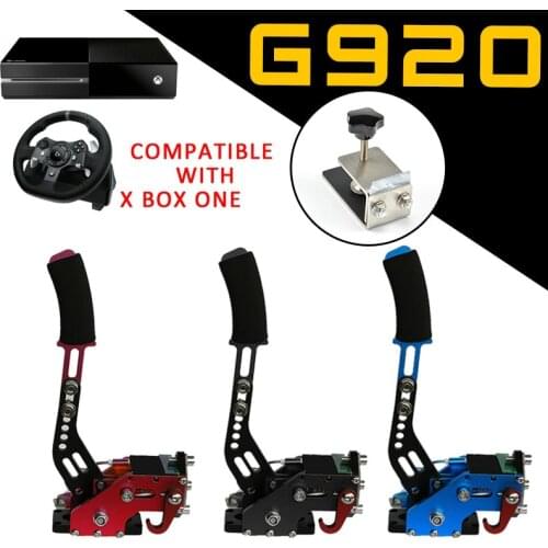 Compatibled PS4 PC USB Hand Brake with Clamp For Sim Racing Games G27/G29/G920 T300RS Logitech Handbrake Auto Interior