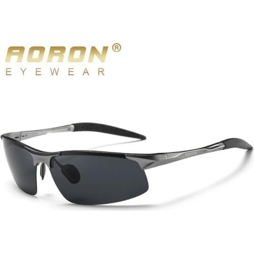 Aoron Men Polarized Aluminum Sunglasses Hd Goggle For Male Driver Lunette De Soleil Homme Zonnebril Mannen Oculos Masculino