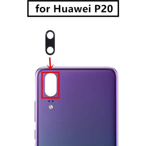 2pcs for huawei p20 Camera Glass Lens Back Rear Camera Glass Lens with Glue Replacement Repair Spare Parts