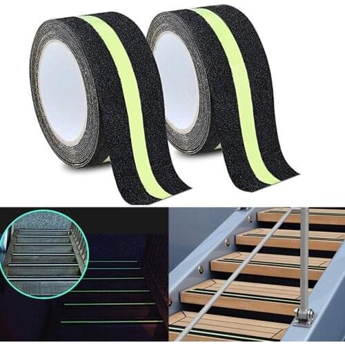 Luminous Tape Safety Grip Tape Strong Adhesive Safety Traction Tape PVC Warning Tape Stairs Floor Anti-slip Indoor