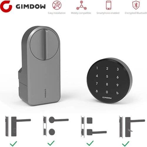 GIMDOW Password Lock,electric Bolt Lock,home Safe Hotel Lock Smart Door Locker Intelligent Lock for House,phone App Control