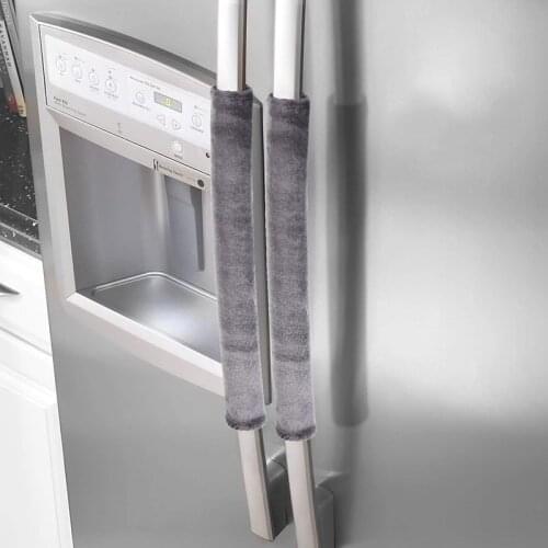 Keep Off Fingerprints Refrigerator Handle Cover Decor Handles Kitchen Appliance Antiskid Protector Gloves for Fridge Oven