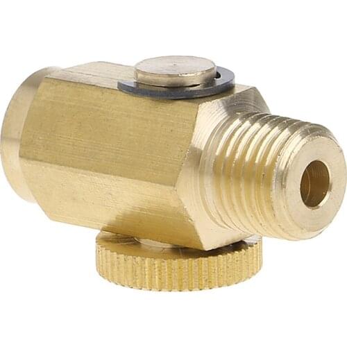 1/4'' NPT Brass Compressed Air Pressure ValveInline Regulator Solid Tool-TwFi