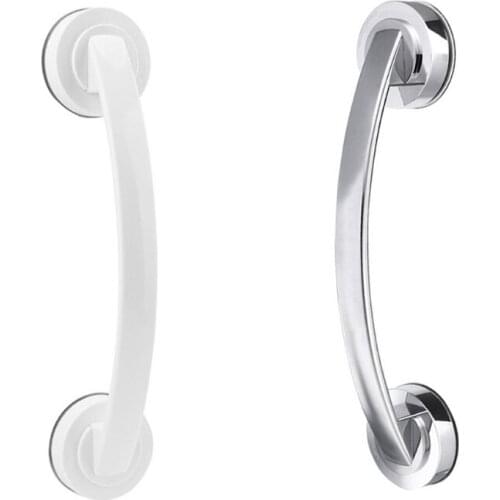1Piece Suction Glass Grab Bar Bathtubs and Showers Easy Installation Powerful N0PA
