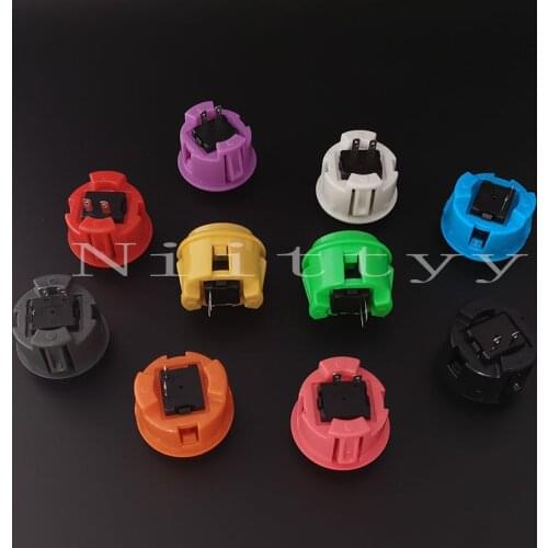 10 Pcs Arcade 30mm Round Button Copy SANWA OBSF-30 Push Button JAMAE MAME DIY Parts